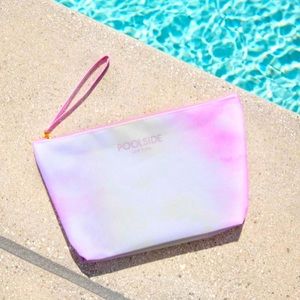 Trendy, tie-dye print water resistant pouch!